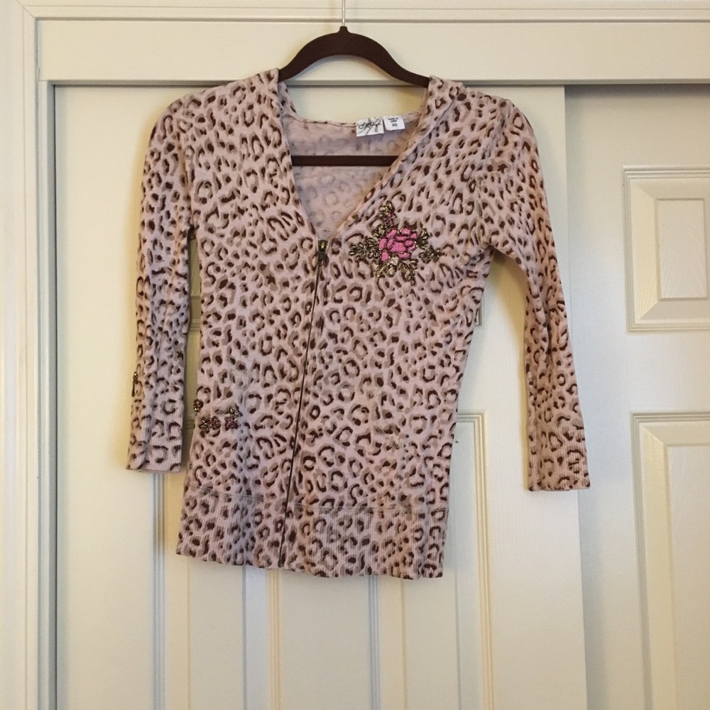Meringue Animal Print Sweatshirt